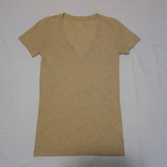 J. Crew Vintage Cotton Beige T-Shirt - Picture 5 of 8
